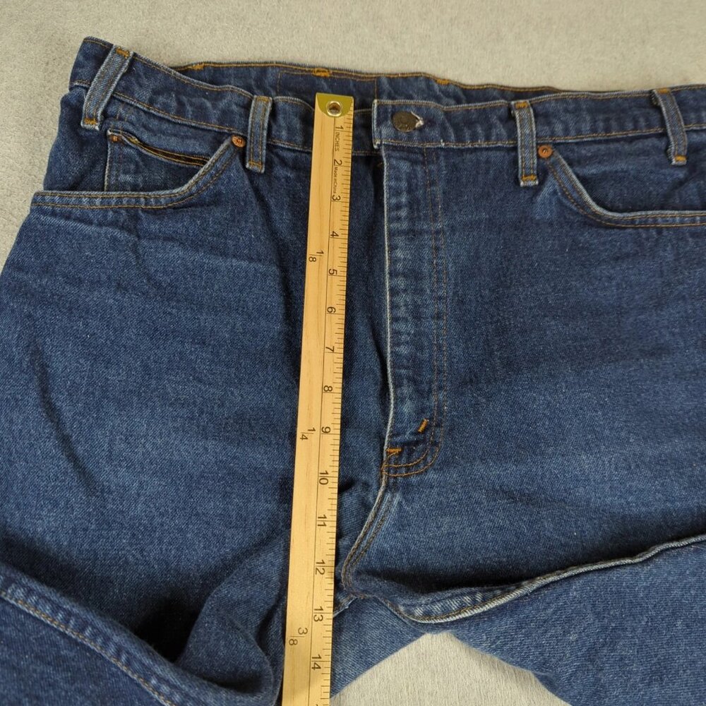 Vintage Levis 505 Jeans Men 40x34 (Actual 38x34) Straight Leg Orange Tab USA 80s - Picture 5 of 10